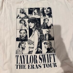 Taylor Swift White Graphic Tee